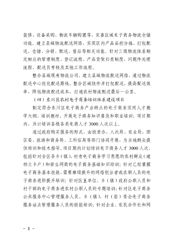6-东政办发〔2018〕102号_电子商务进农村综合示范县建设工作实施方案和资金管理办法_8