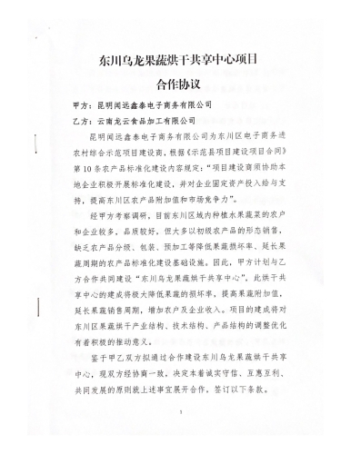 东川乌龙果蔬烘干共享中心项目_1