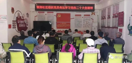 东川区各级各部门认真学习贯彻党的二十大精神 （二十二）1