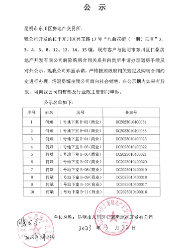 九曲花街一期1号地下室B-02-B-11（商业），共10套