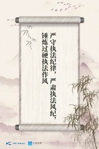 严守执法纪律，严肃执法风纪，锤炼过硬执法作风