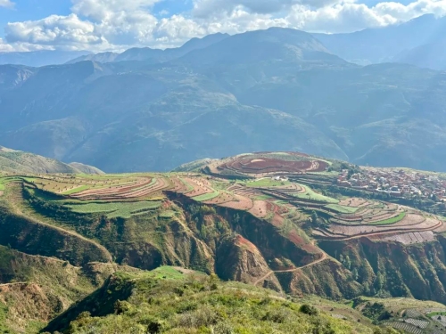 走进东川红土地，惊叹于大自然的“调色盘”2