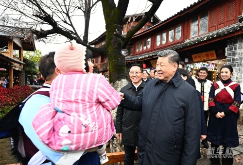 习近平在云南丽江市考察调研9