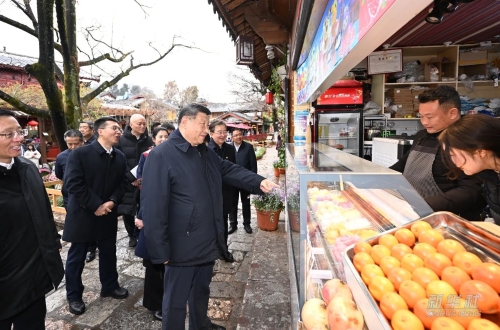 习近平在云南丽江市考察调研11