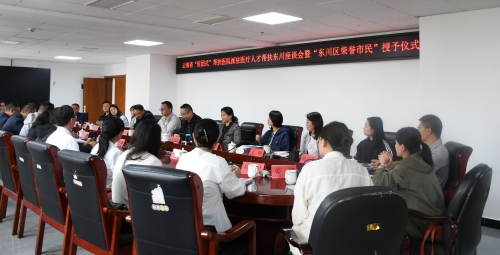 东川区授予 8 名医疗专家 “荣誉市民” 称号1