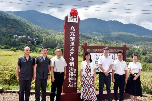 法润乌龙·鱼米守护——东川区乌龙镇鱼米产业司法保护点正式启动