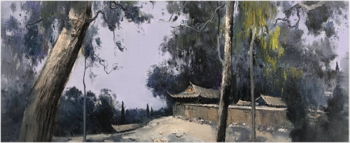 东川美协会员段世兵油画作品入选第二届全国少儿美术教师作品展2