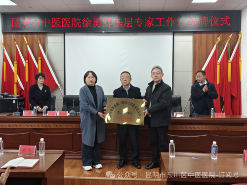 昆明市中医医院对口帮扶东川区中医医院  又一专家工作站落户东川1