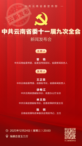 权威解读省委全会精神！云南这场发布会信息量很大→2