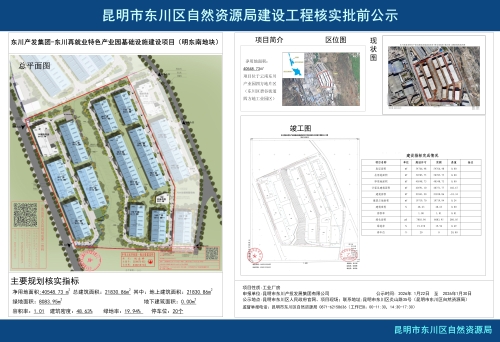 东川产发集团-东川再就业特色产业园基础设施建设项目（明东南地块）规划核实前公示(1)_01