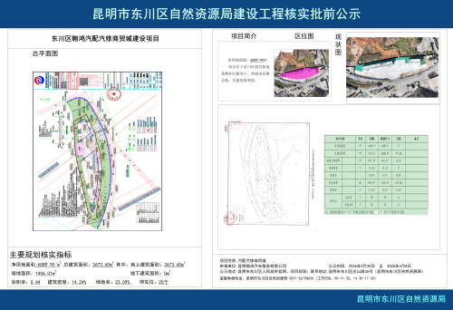 东川区翱鸿汽配汽修商贸城建设项目规划核实前公示(1)_01