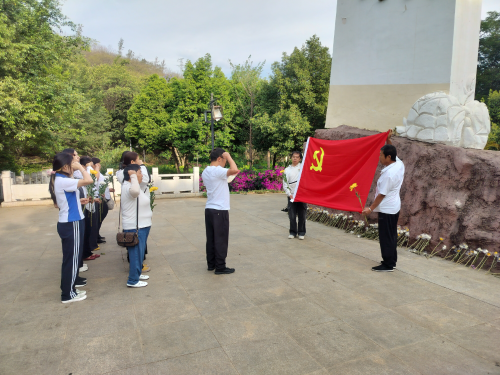 【网络中国节·清明】铜都街道桂苑社区开展清明节主题祭扫活动1