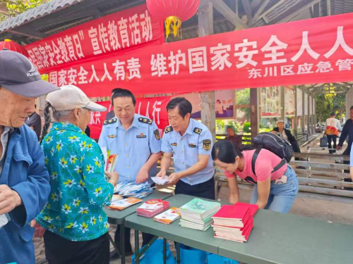 区应急管理局开展全民国家安全教育日主题宣传活动2