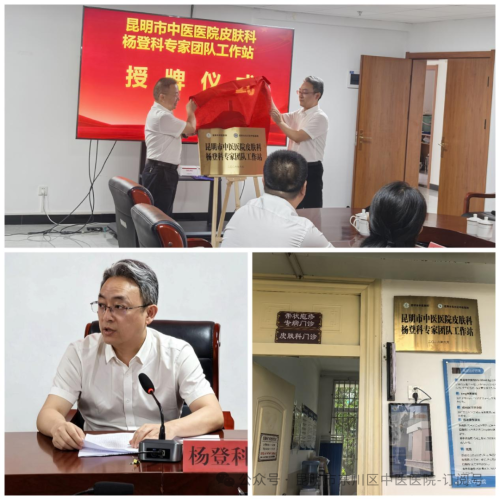省级名老中医皮肤科杨登科专家团队工作站落户区中医医院 让优质中医服务触手可及1