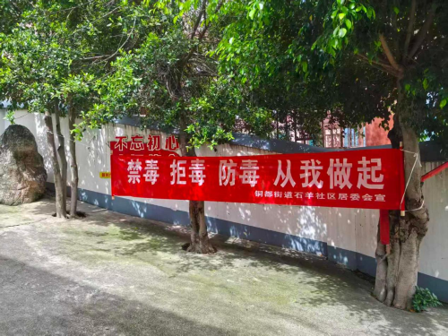 【禁毒宣传月】石羊社区开展“禁毒宣传进社区”活动1